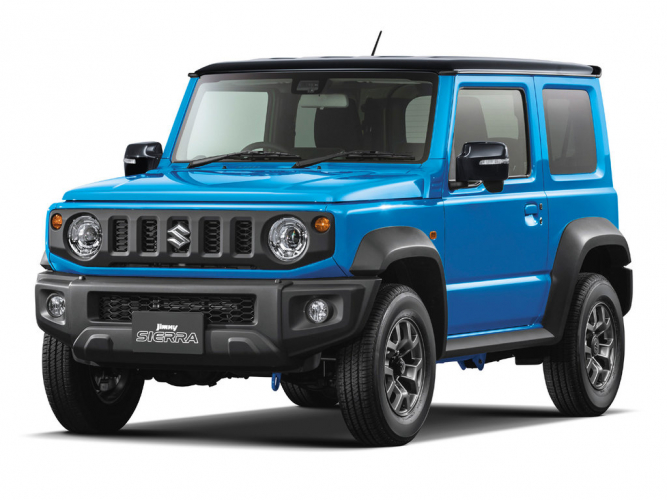 Suzuki Jimny Sierra 2018, джип/suv 3 дв., 4 поколение, JB74 (06.2018 - н.в.)